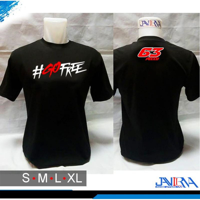 kaos motogp go free 63 pecco bagnaia
