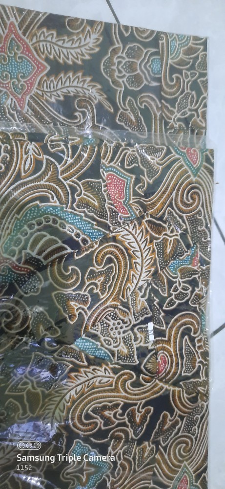 Kemeja Batik Pria Lengan Pendek Size M L Xl Xxl Bswart Batik Hrb026 Kenongo Hem Panjang Padi