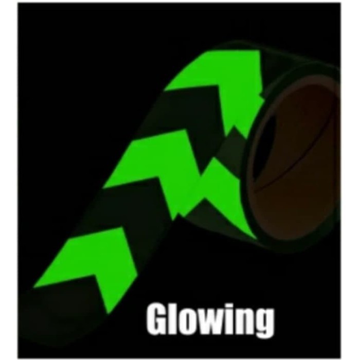 

GLOW IN THE DARK V TAPE 5CMX10METER FOSFOR SELOTIP LAKBAN K3 RAMBU