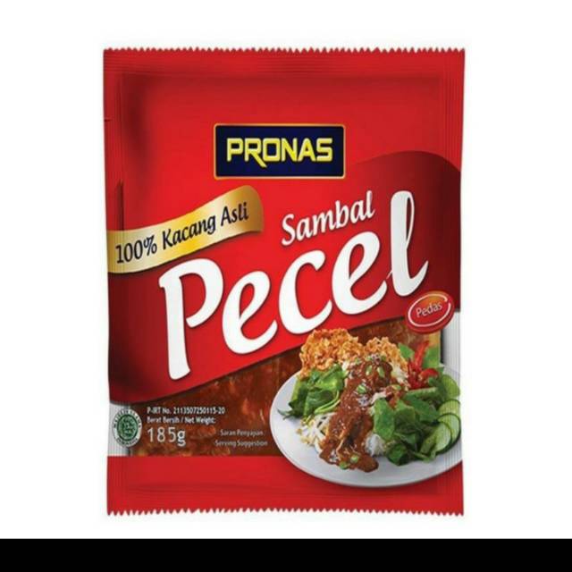 

PRONAS BUMBU PECEL 185 GRAM