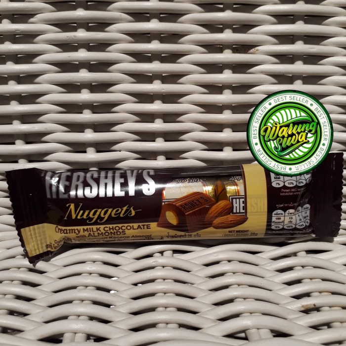 

Hershey's nuggets creamy milk chocolate with almond 28 gram