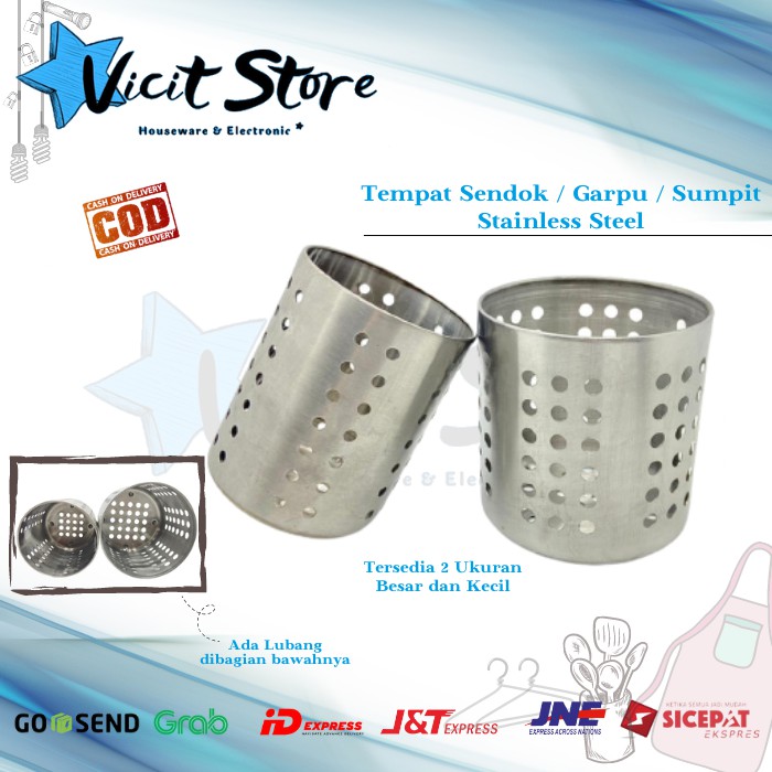 Tempat Sendok / Sumpit / Garpu, Tempat Peralatan Makan Stainless