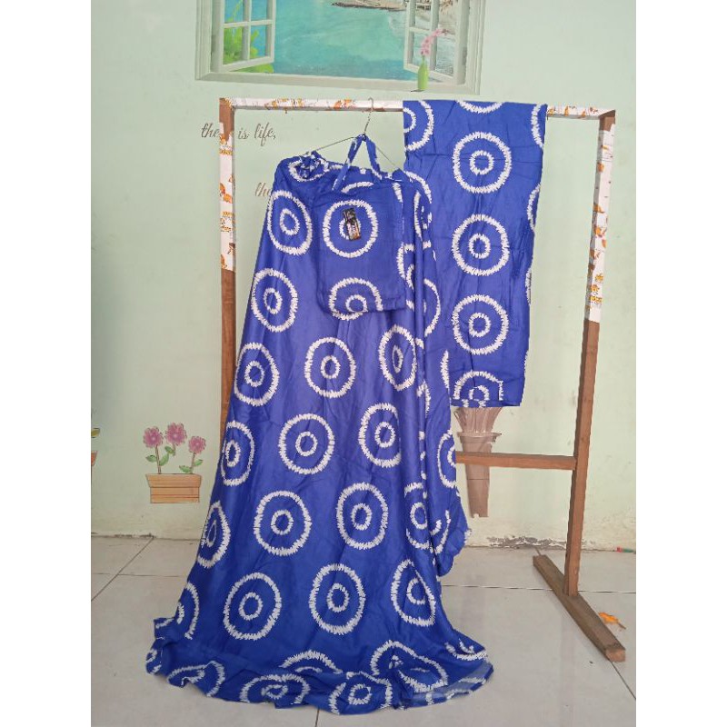 Mukena katun rayon jumbo rempel