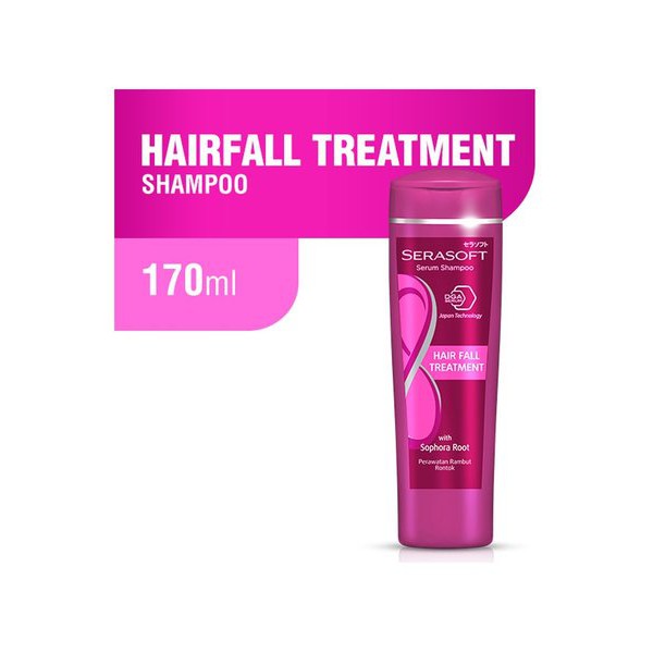 SERASOFT Shampoo Hair Fall Treatment Anti Kerontokan