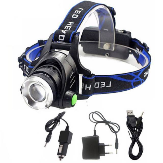 HIGH POWER HEADLAMP LED CREE XML T6 + CHARGER