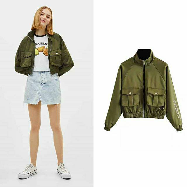 Jaket bomber (Silk Hype Jacket)