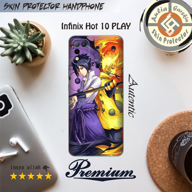 Garskin Hp Infinix Hot 10 Play Motif Anime - Free Custom Motif