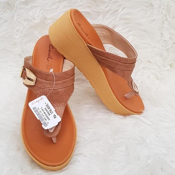 Sandal Wedges Wanita Carvil Groove/Sandal Carvil Wanita/sandal Wanita DISKON