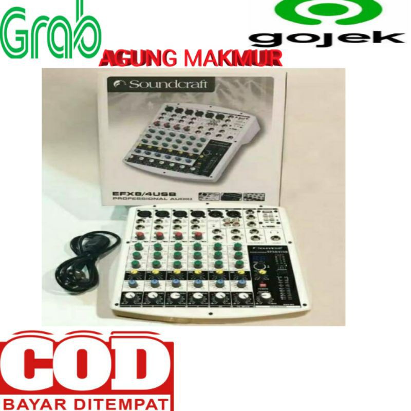 Mixer Soundcraft EFX8/4USB EFX 8 4 USB EFX 8/4 USB 8 channel
