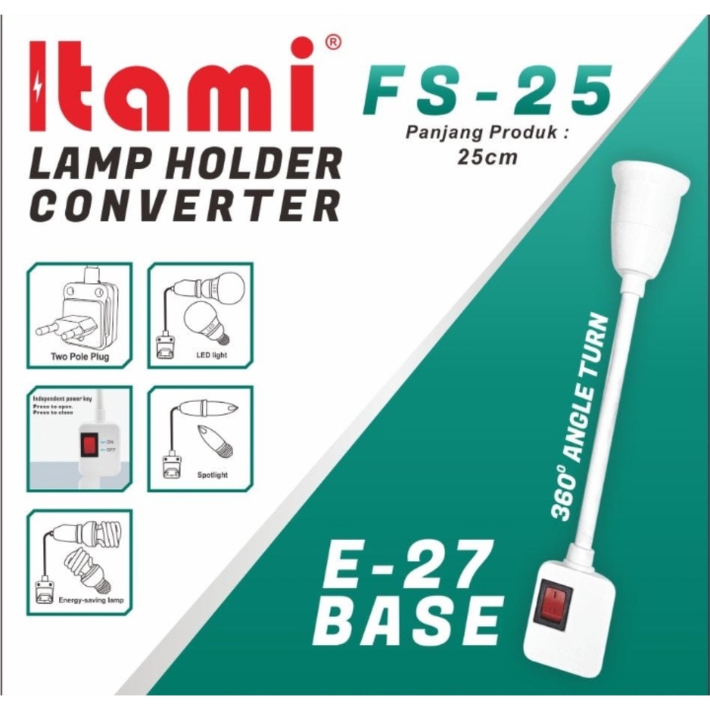 Fitting Sambung Itami FS25 / Fitting Lampu Extension Itami FS-25