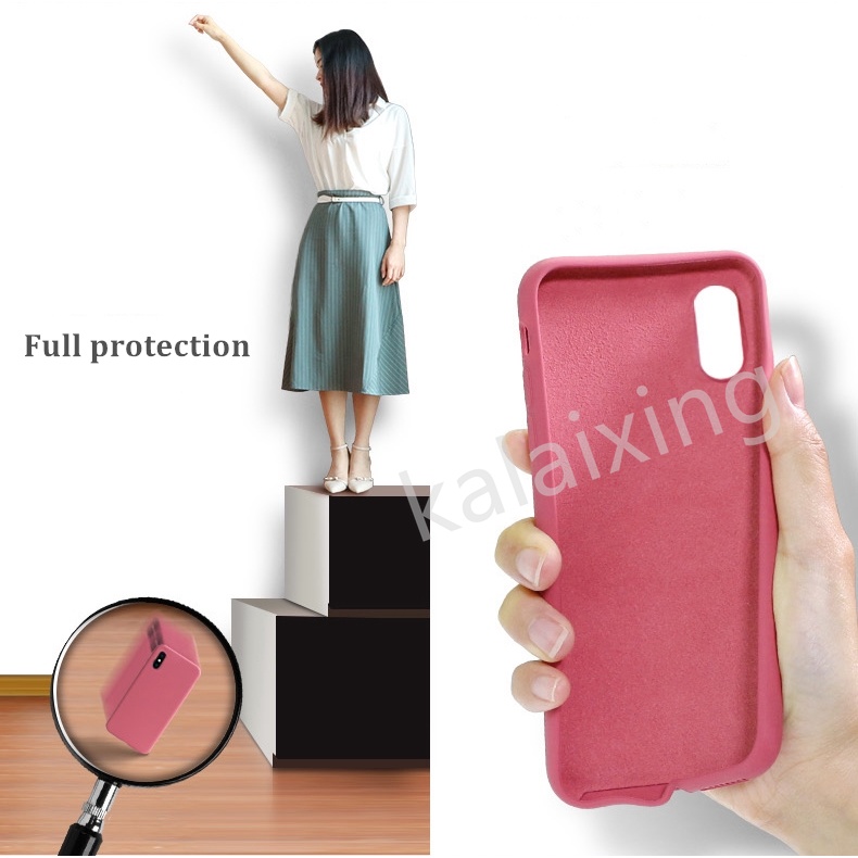 Casing Soft Case Silikon Untuk iPhone 7 8 Plus 6 6s Plus X XR XS MAX