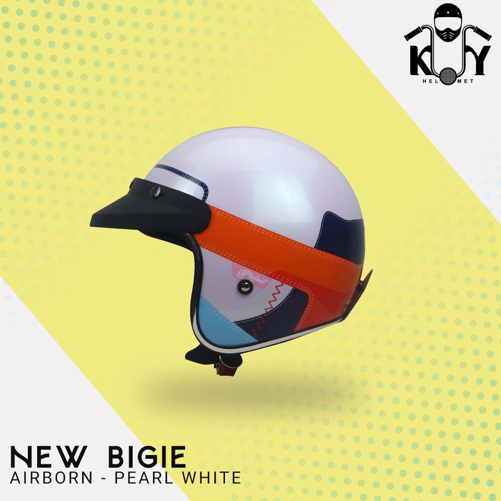 (GratisVisor) - Helm Bogo - Helm JP Retro New Bigie - Airborn - Helm Half Face - Helm Classic - Helm