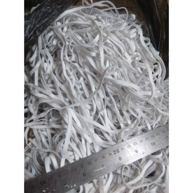 

Karet Elastik 5mm Putih Isi 500gr