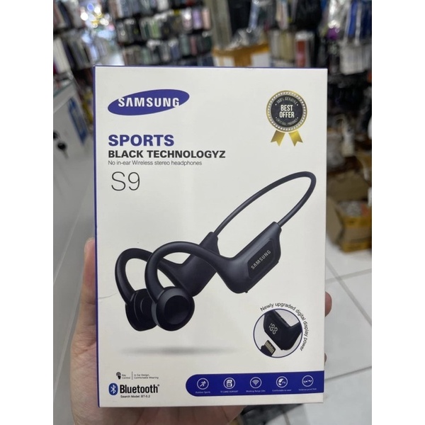 Headset Bluetooth Sport Olahraga Earphone Handsfree Super Bass