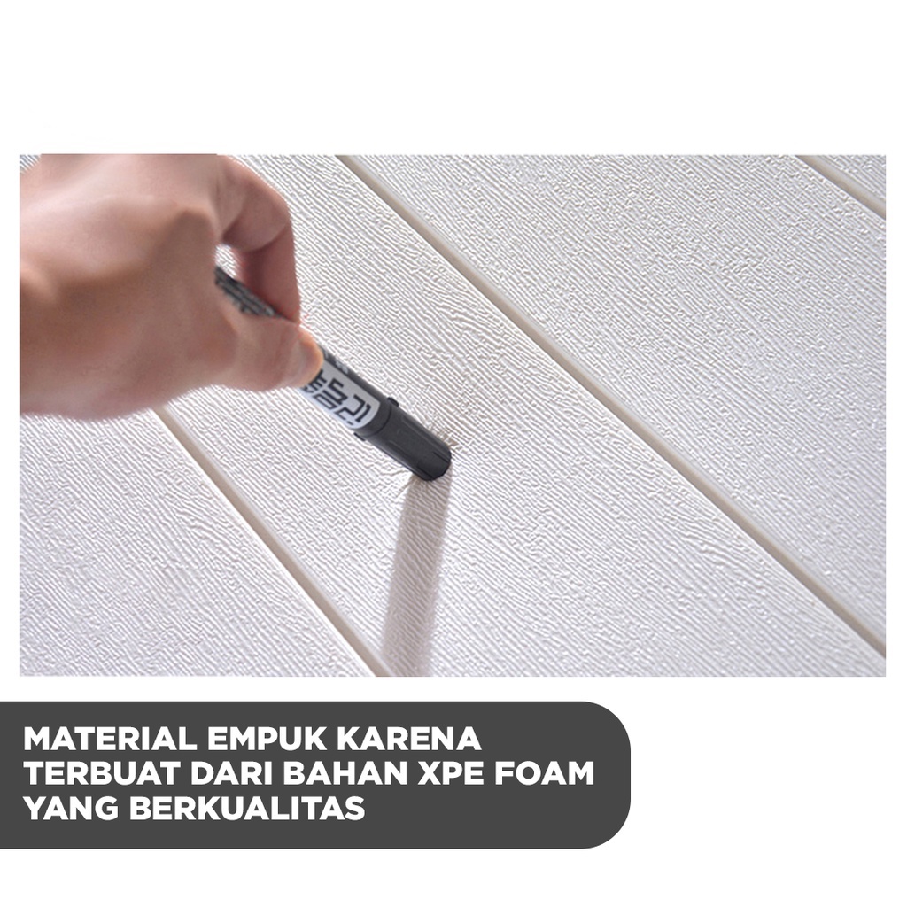 Wallpaper dinding 3D motif Bata Gambar wallfoam Dekorasi Kamar MURAH / wallpaper motif kayu / wallpaper 3D