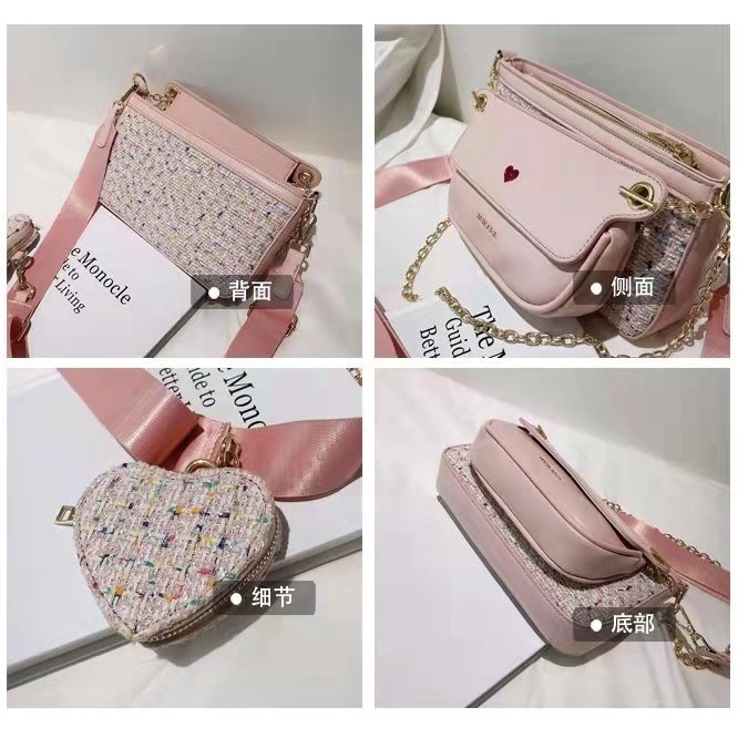 GI 12984 ZC 0254 RISCE TAS SELEMPANG 2IN1 IMPORT WANITA CEWEK PEREMPUAN JAKARTA BATAM JT LT 2167