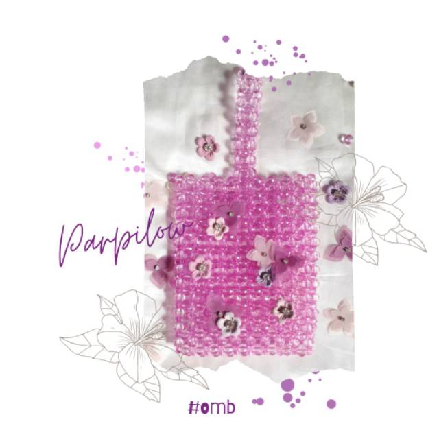 tas manik / beaded bag bead bag