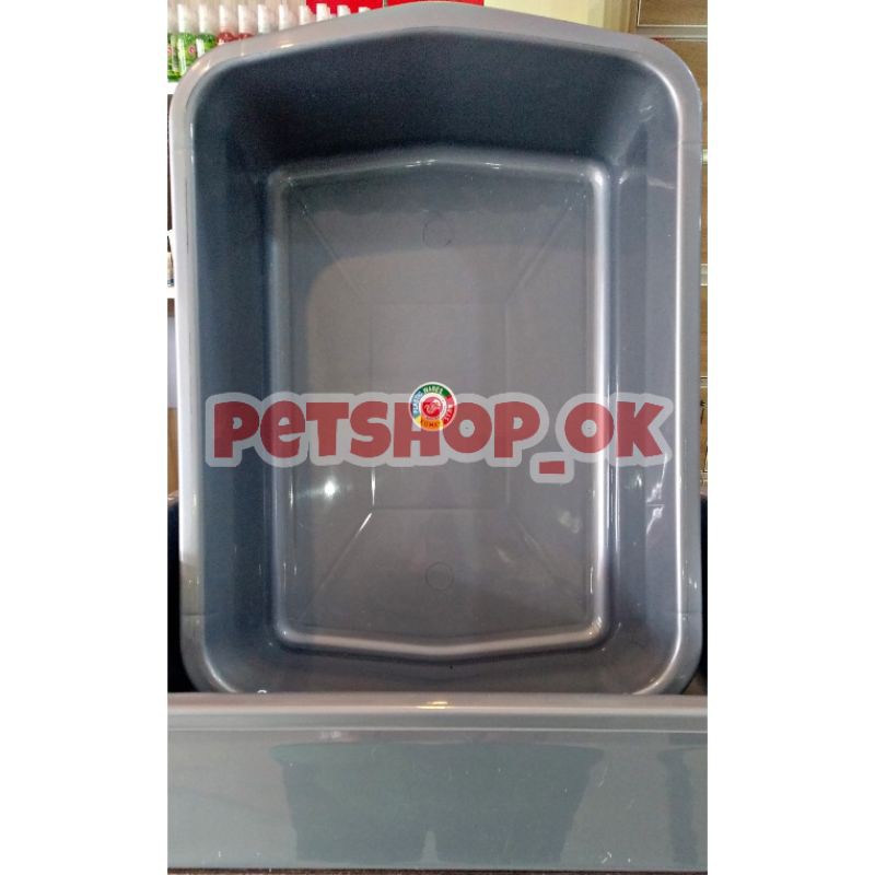 Bak pasir kucing segi empat / cat litter box