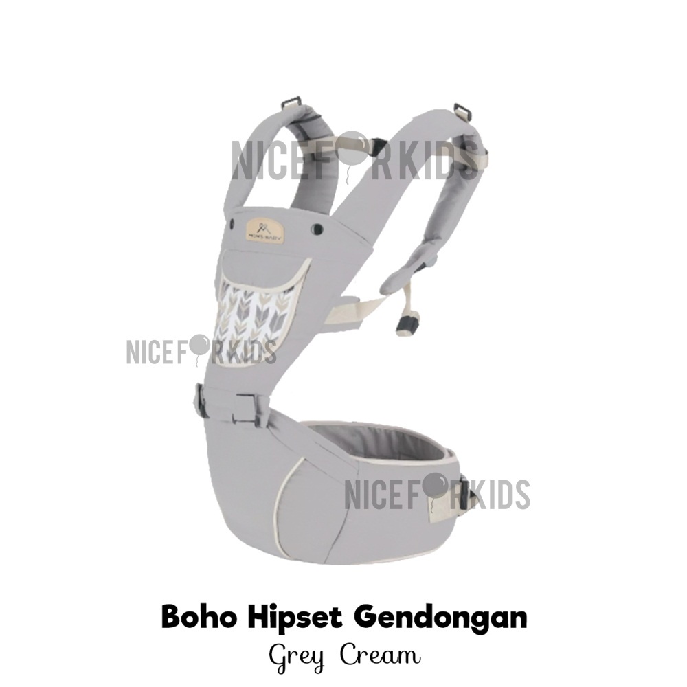 Mom's Baby Gendongan Bayi Baby Carrier Hipseat Boho Series 7 in 1 MBG2026 / Gendongan Bayi Depan Duduk