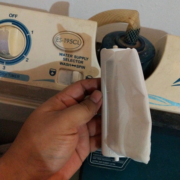 SHARP ES-T1090 Lint Filter Saringan Kain Mesin Cuci Dua 2 Tabung
