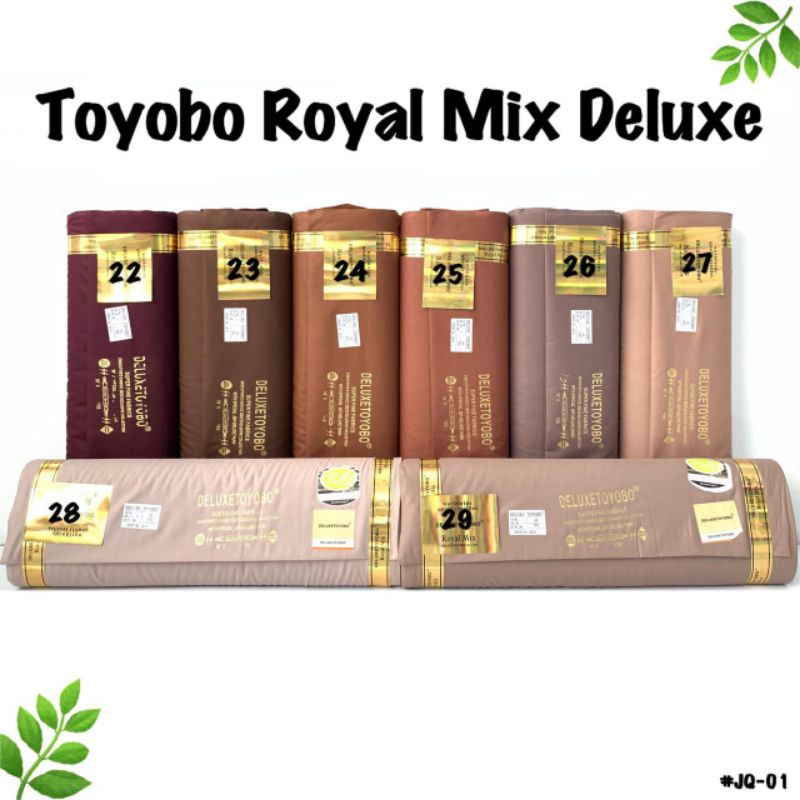 Kain Toyobo Royal Mix Deluxe / Bahan Toyobo Royal Mix Deluxe