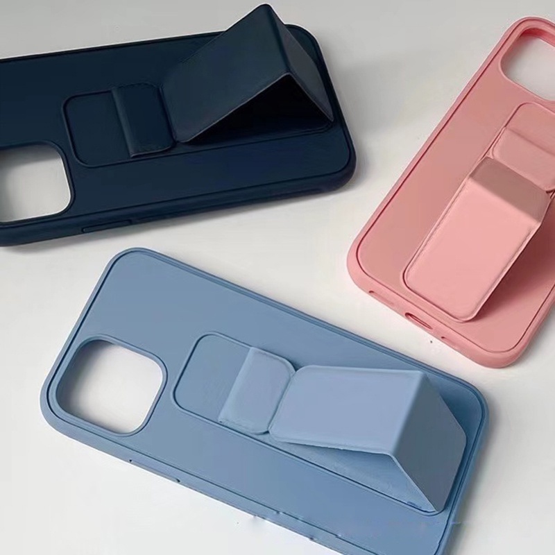 Case Silikon Anti Slip Desain pink sky blue cyan Untuk iPhone 14 12 Pro Max i11 Pro IX XS Max XR 6 6s 7 8 Plus