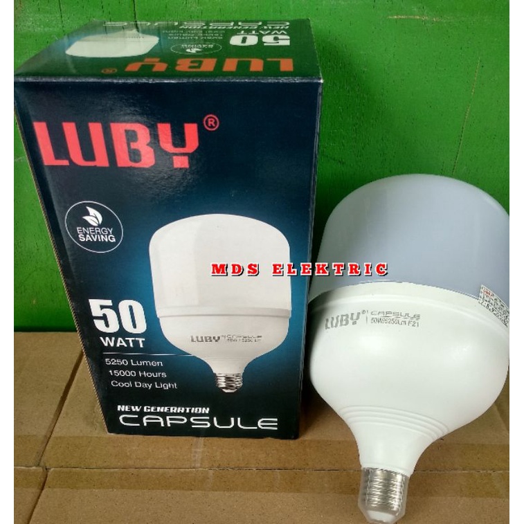 LAMPU LED CAPSUL LUBY 50 WATT CAHAYA PUTIH ORIGINAL PRODUK LUBY