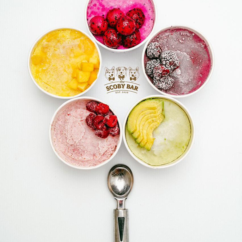 

Scoby Bar Real Fruit Ice Cream Kefir - Es Krim Anjing Bandung