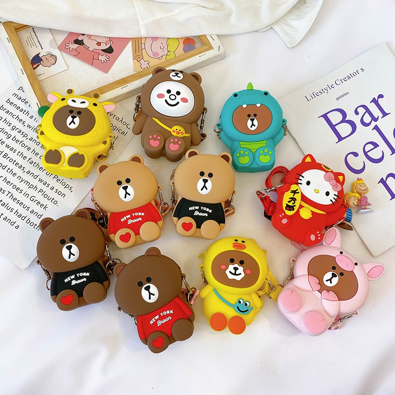 Tas Selempang Anak Anak Perempuan - Tas Selempang Anak Import Resleting Bag