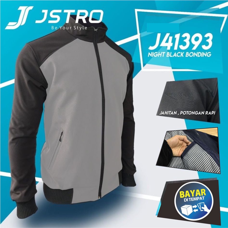 TERLARIS !! COD Jaket Motor Kombinasi Bahan Parasut WindProof Desain SlimFit