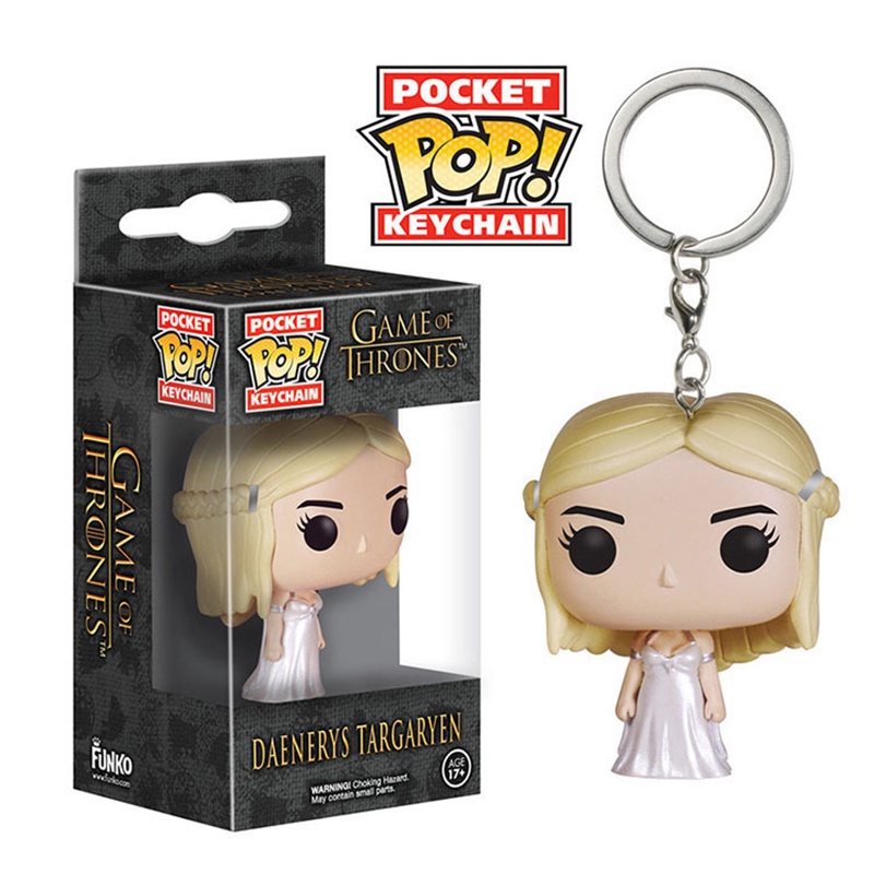 Funko POP Gantungan Kunci Karakter Game of Thrones Bahan PVC