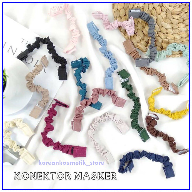 KONEKTOR HIJAB / TALI MASKER HIJAB / PENGAIT MASKER HIJAB / KONEKTOR MASKER JILBAB