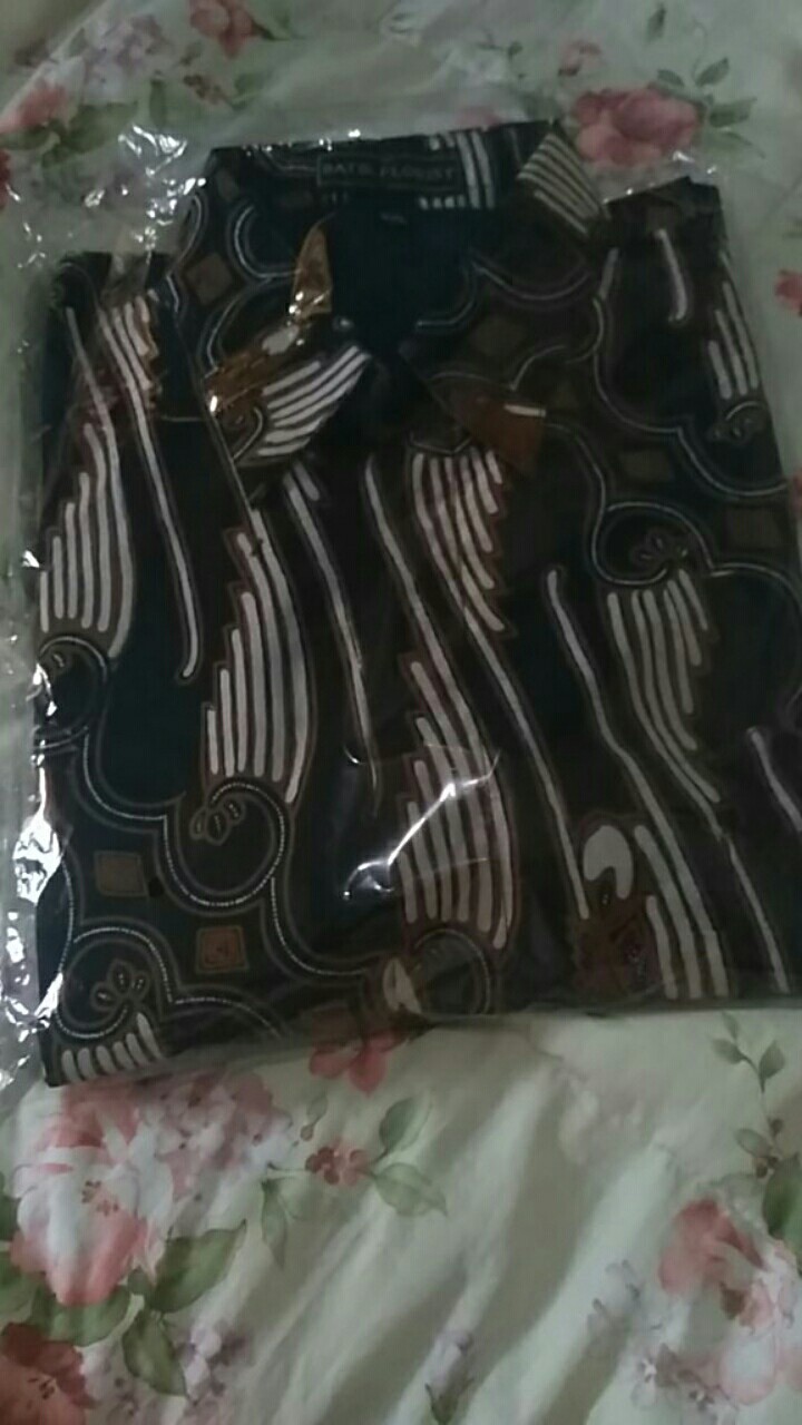 Liris Ageng Semitulis Kemeja Batik Pria Full Furing Bahan Katun Primisima Semitulis