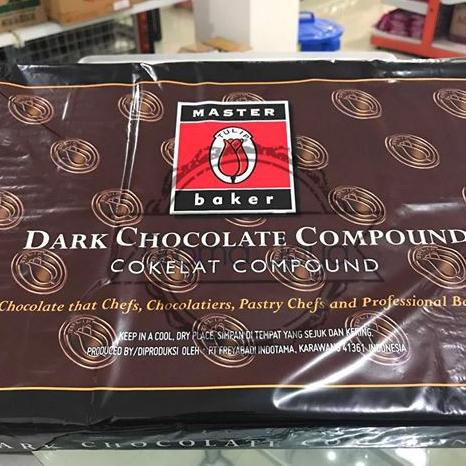 

Cokelat Dark Compound Tulip, Coklat Masak Master Baker 5Kg Hot