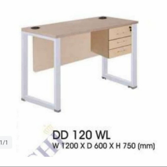 Meja Kantor Indachi - DD 120 WL