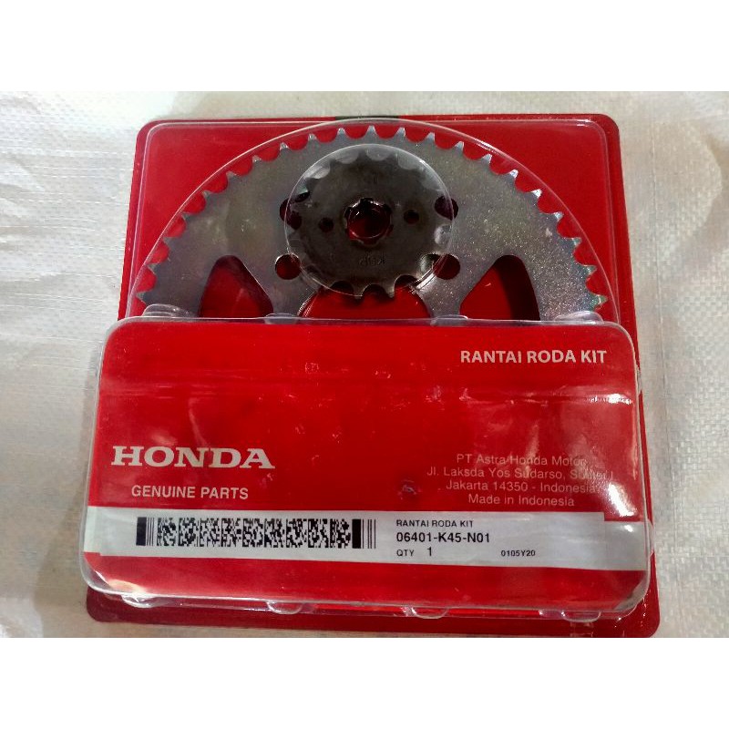 gear girset honda all new cbr150r original. 06401-k45-n01