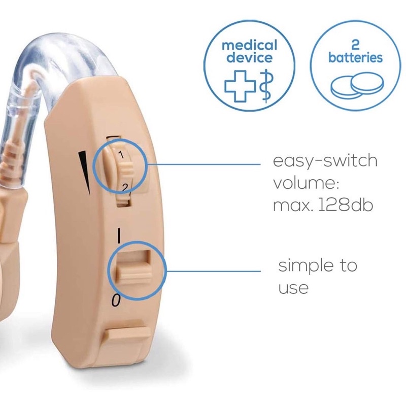 Hearing aid beurer HA 20/Alat Bantu Dengar Buerer HA 20 /Alat Bantu Dengar Bergaransi