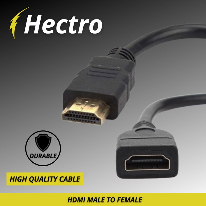 HECTRO KABEL HDTV MALE FEMALE PERPANJANGAN / EXTENDER / EXTENSION