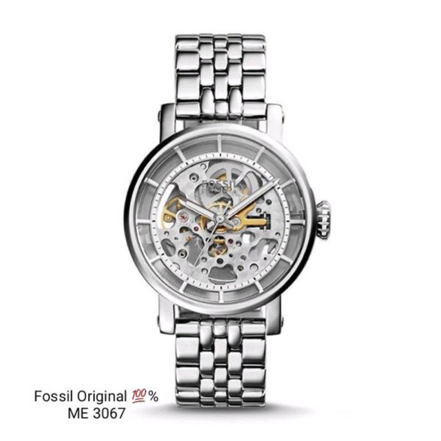 Jam Wanita Fossil ME3067 & ME 3067 Automatic Original Steel FullSet