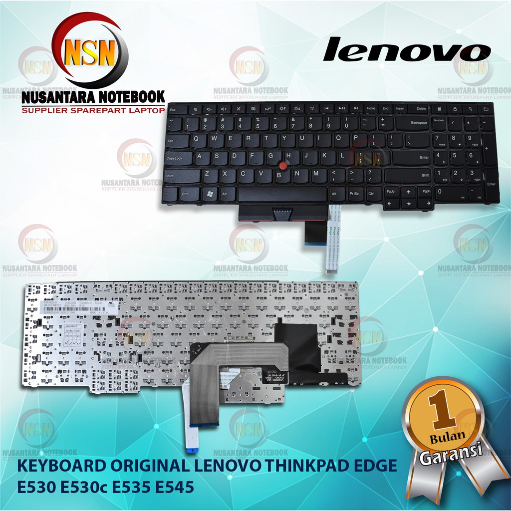 Keyboard Original Lenovo ThinkPad Edge E530 E530C E535 Series Black