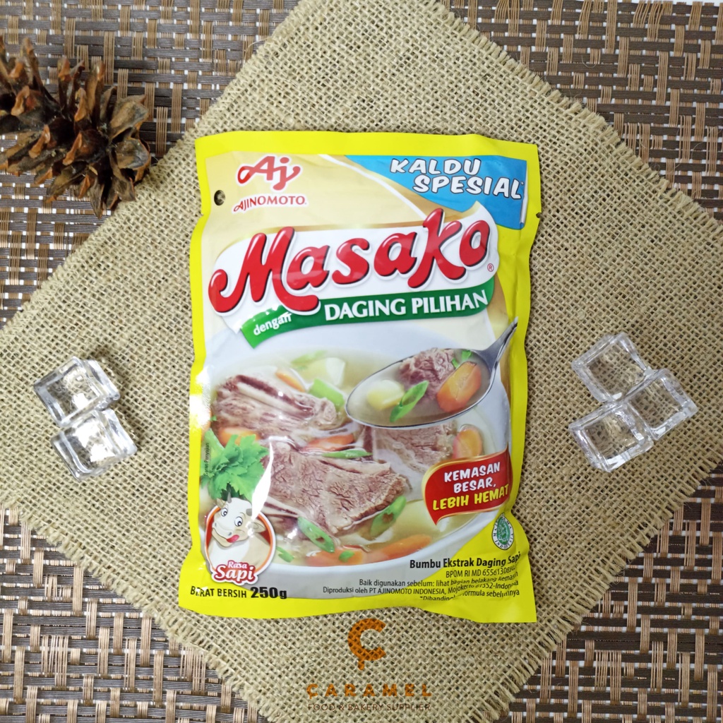 

Masako sapi 250gr - bumbu penyedap rasa sapi - kaldu sapi - masako