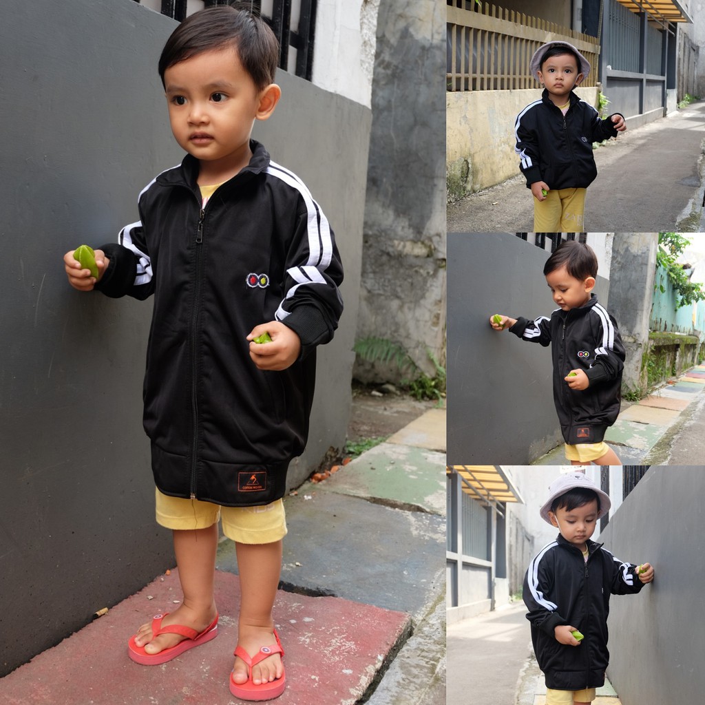 JAKET ANAK LAKI LAKI PEREMPUAN TRACKTOP CASUAL LUCU ORIGINAL PRODUCT REALPICT