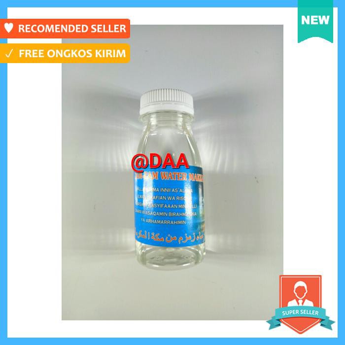 TEMPAT PENYIMPANAN - BOTOL AIR ZAM ZAM ZAMZAM 80 ML PALING ISI 25 BOTOL