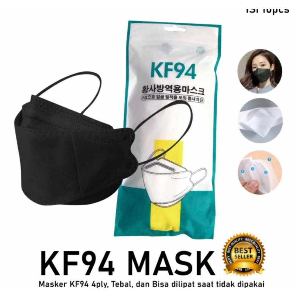 MASKER KF94 4D PREMIUM KOREA 10pcs