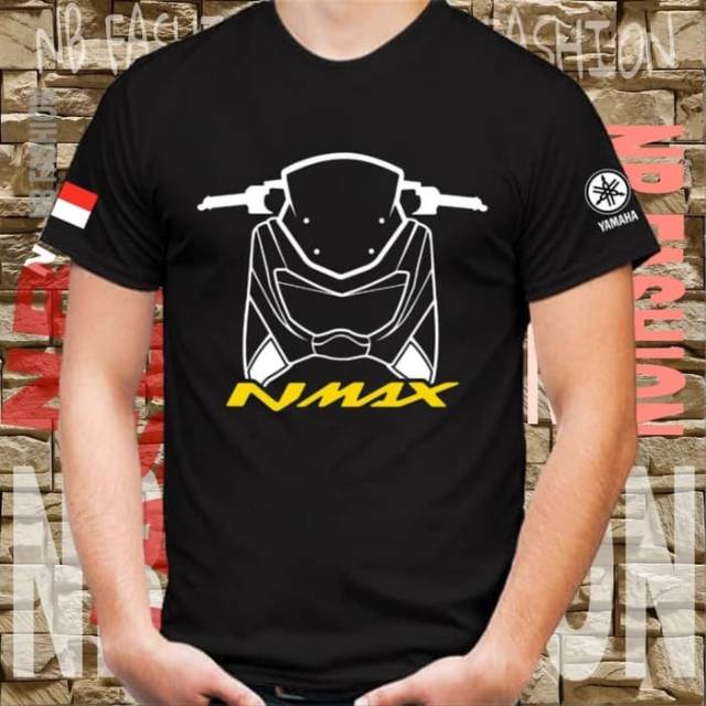 Kaos big size 2xl 3xl 4xl big size Yamaha nmax XXL XXXL XXXXL kaos baju tshirt  Yamaha nmax
