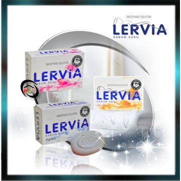 Sabun Mandi LERVIA/Sabun Kecantikan/Sabun Susu LERVIA