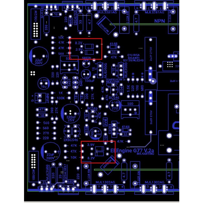 PCB EE Engine G77 V 3.0 sudah fix