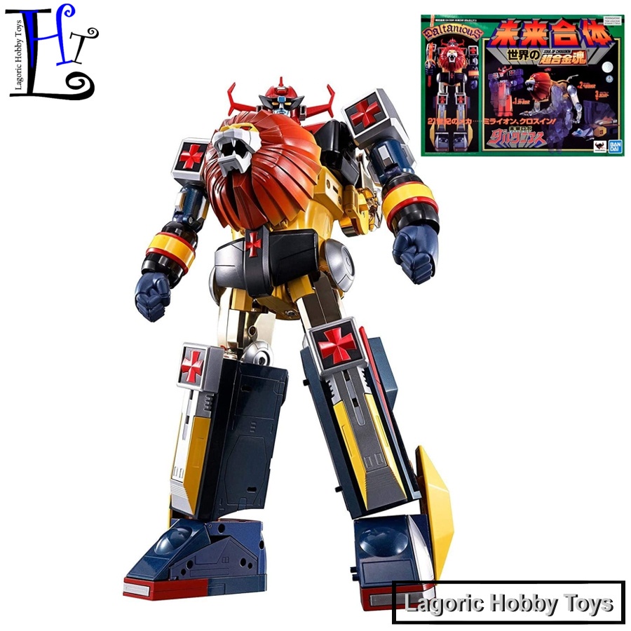 SOC Soul of Chogokin GX-59R Mirai Robo Daltanious Bandai Mainan Figure
