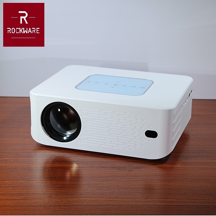 ROCKWARE Y2W ANDROID - Full HD 1080P LED Projector - 245 ANSI Lumens