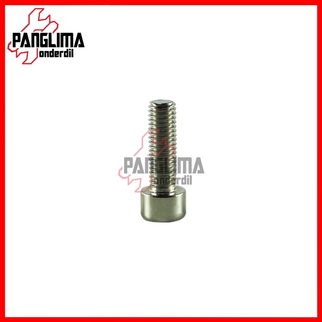 Baut L-L6 M 8 x 25-M8X25-8x25 Kunci-K 5 P-Pitch 1.25 Baud-Bolt